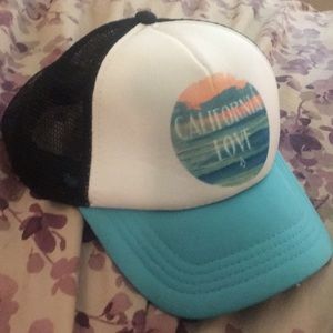 Volcom California surfer girl snap back hat